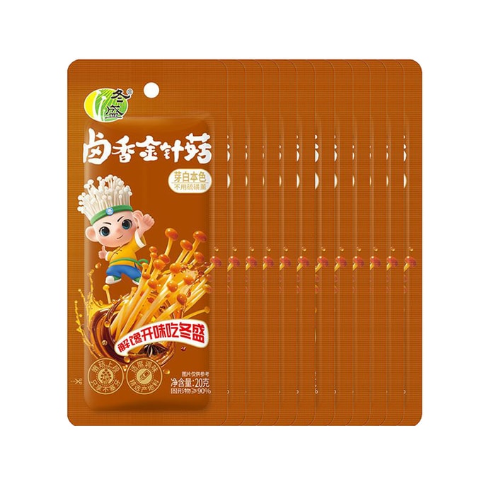 Enoki mushroom braised flavor  20  g   12 bags