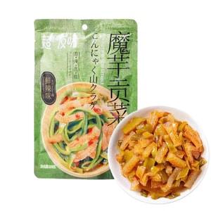 超友味 魔芋贡菜 入口弹爽有嚼劲 一口嘎嘣脆 香辣入味 口口清脆 100g