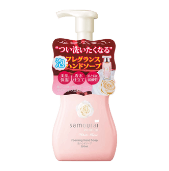 日本SAMOURAI WOMAN 泡沫洗手液 白玫瑰味 250ml