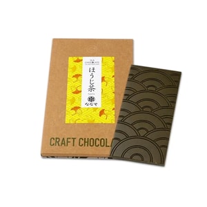 【日本直送品】ななや 手作りチョコチップ ほうじ茶チョコレート 50g