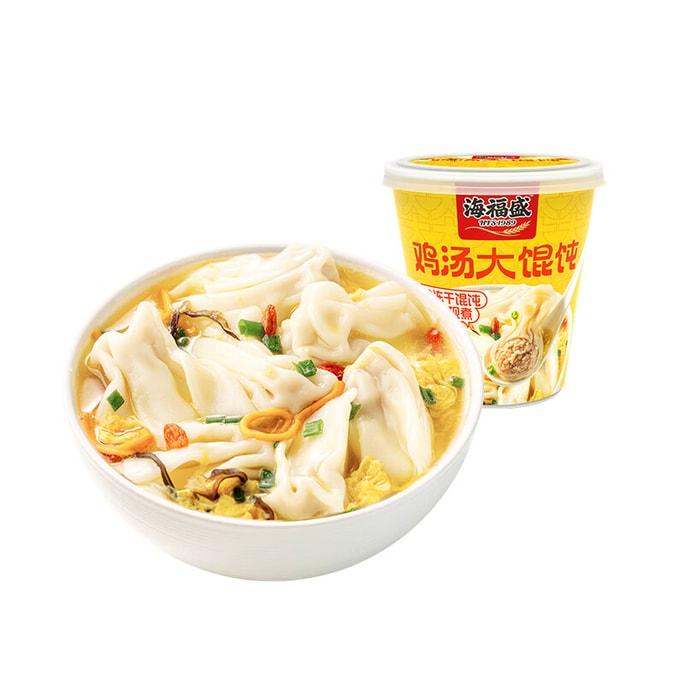 Haifushung Freeze-Dried Wonton with Chicken Soup Flavor 33g