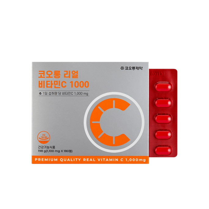 【韩国直邮】 韩国 Daiso Korea CUREKA高浓维生素C 180粒/盒