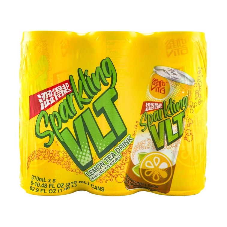 【汽水柠檬茶】香港Vita维他 气泡柠檬茶 310ml*6瓶 5