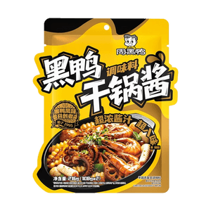 周黑鸭 黑鸭干锅酱 216g【超浓酱汁超入味】