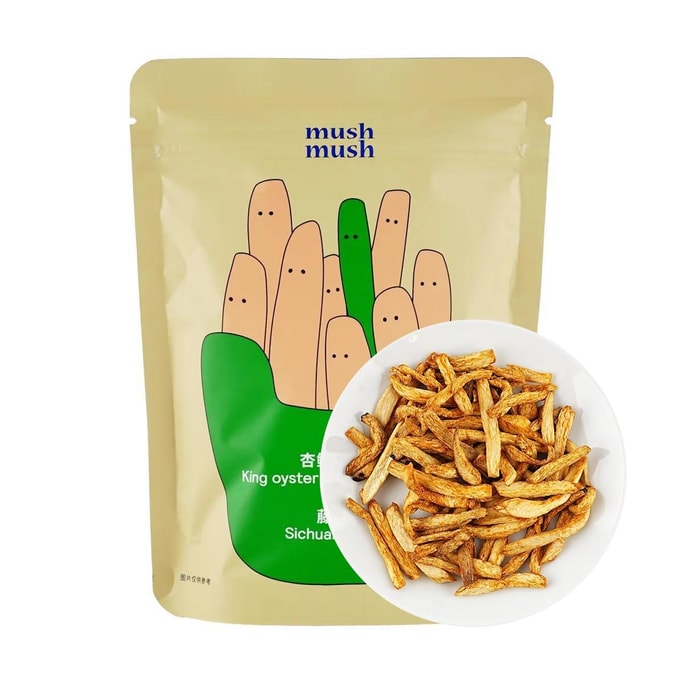 Crispy King Oyster Mushroom Strips Sichuan Pepper Flavor, 0.88 oz
