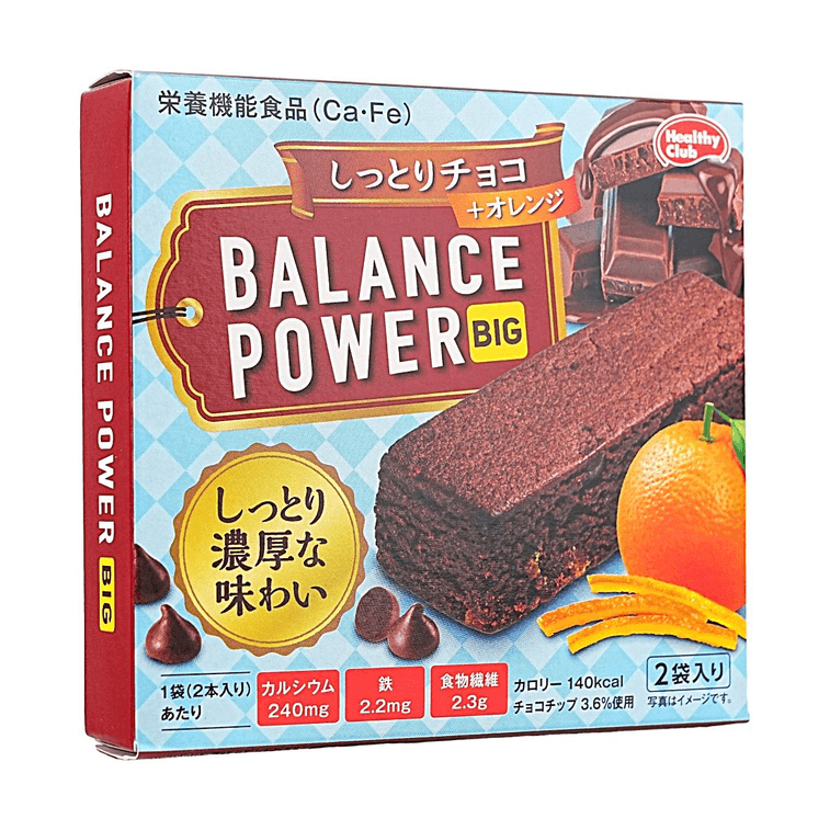 Balance Power Big Moist Chocolate Orange Bar,2.14 oz【Calcium Iron Dietary Fiber】 3