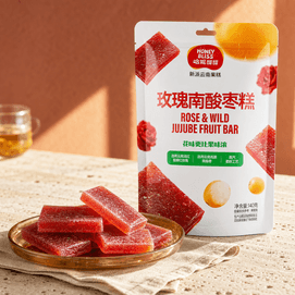 哈妮甜甜 玫瑰南酸枣糕 140g【云南高原南酸枣】【滇红重瓣红玫瑰】