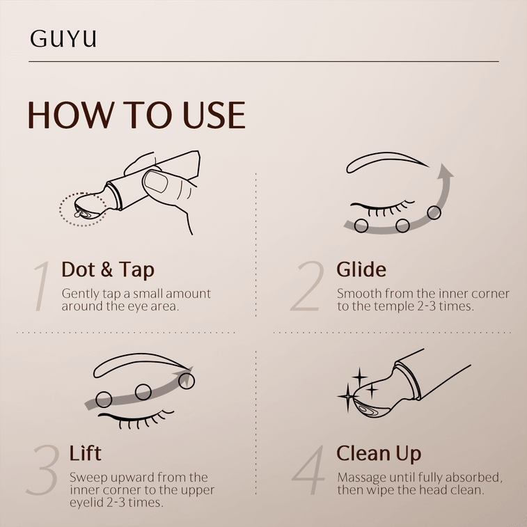 Elixir Ginseng Micro-Current EMS Moisturizing Eye Cream for Wrinkles & Firming 15g *2 Pack 5