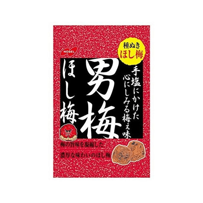 【日本直邮】NOBEL诺贝尔 爽味男梅超浓梅干 无核梅干20g