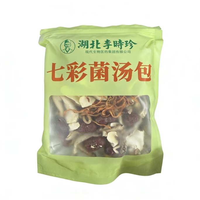 Yunnan Nine-Colour Mushroom Soup Dumpling Specialty with Morel, Tea Tree Mushroom, Shiitake, Cordyceps Flower, and Dried Grains Health Preserving 80g*1 Pack