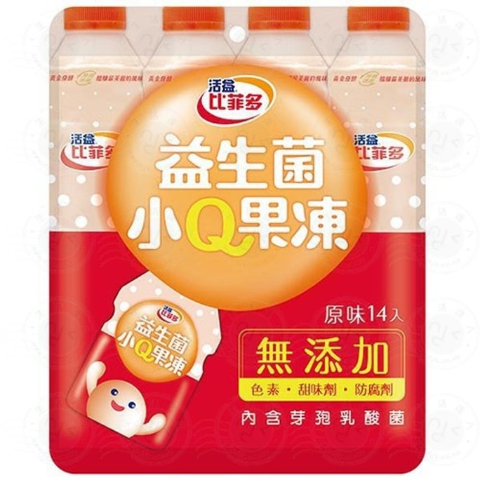 台灣比菲多 益生菌小Q蒟蒻果凍 原味 無添加 280g