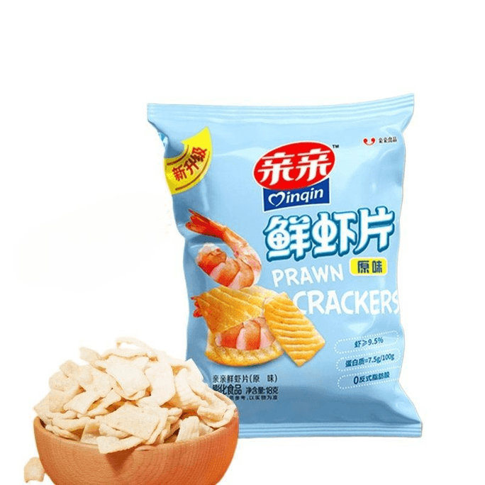 Pinky Food Shrimp Chips Original Flavor 18g * 5 Bags