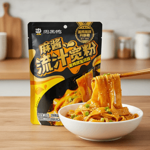 Sesame Sauce with Wide Noodles ,Sweet and Spicy Duck Flavor, 9.3 oz 【Limited Edition Flavor】