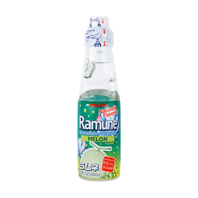 Ramune Soda - Melon Flavor, 6.76fl oz