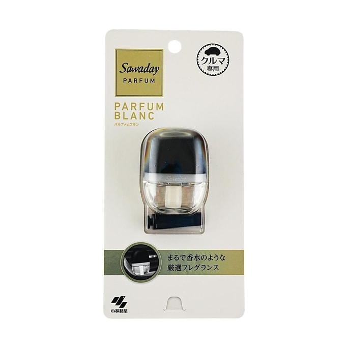 製薬 サワデー カークリップエアフレッシュナー – パフュームホワイト 6ml