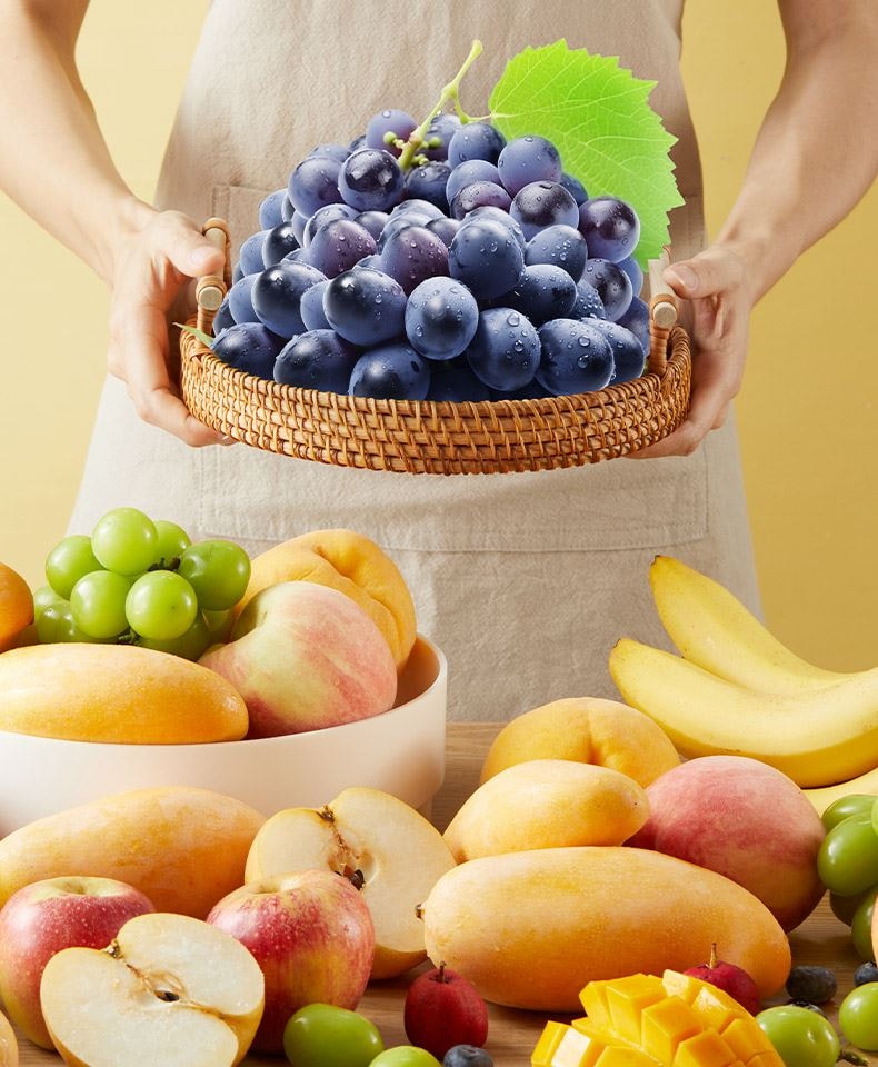 [Three Types of Dried Fruits] Preserved Plums with Candied Peel [Chenpi Plums with Grapes] Sweet and Sour Appetizing Snack 1 Bag*100g