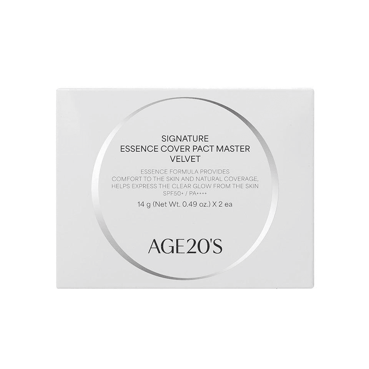 AGE20 시그니처 에센스 컨실링 파우더 마스터 벨벳 (한국) 14g x 2개입 13호 아이보리 화이트 13