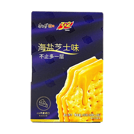 康师傅 3+2苏打夹心饼干 海盐芝士味 100g 