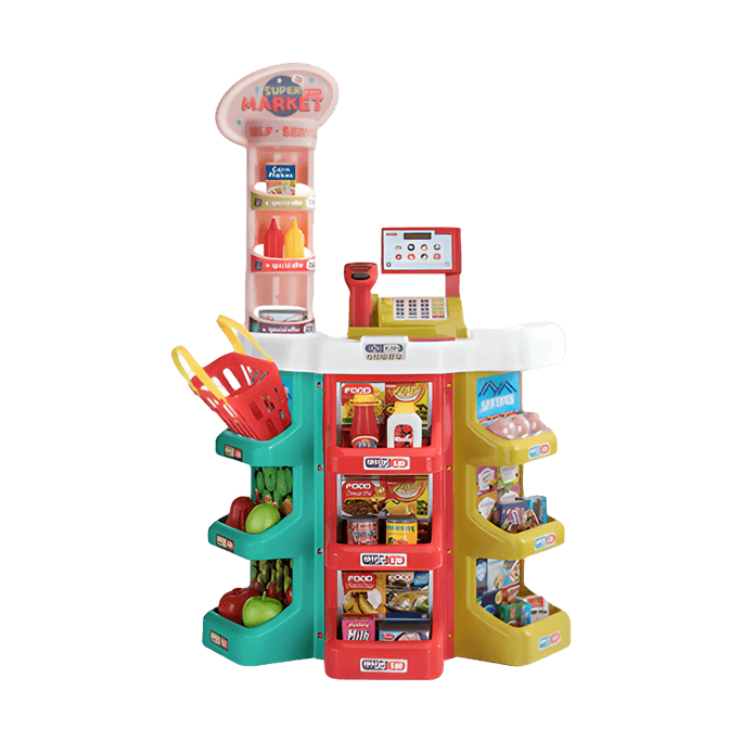 어린이 장난감 슈퍼마켓 식료품점 계산원