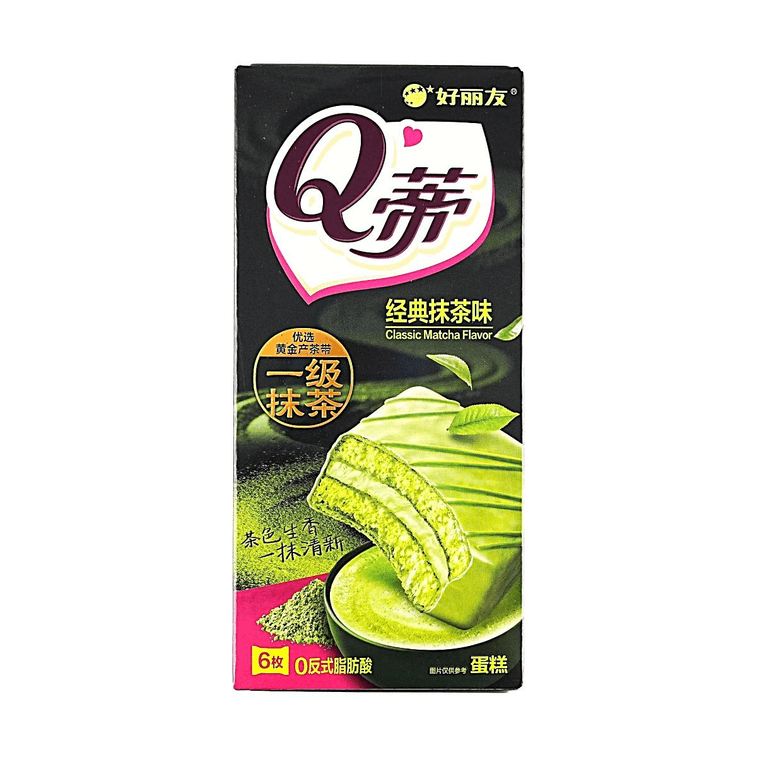 Q-D 초코파이 클래식 말차맛 6개입 (170g)【프리미엄 등급 말차 가루 첨가】【신선하고 부드러움】 5