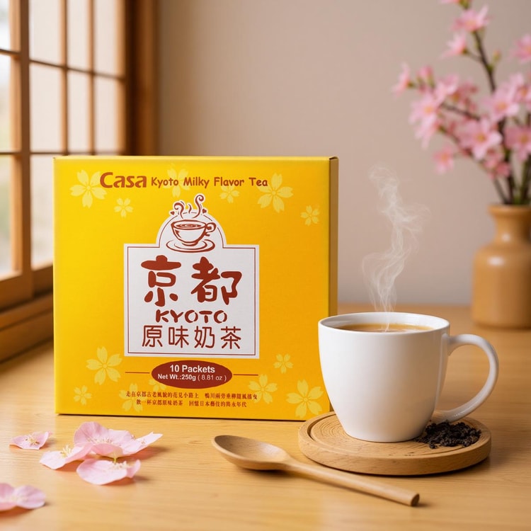 CASA 京都ミルキーフレーバーティー 10袋入り 250g - Yami