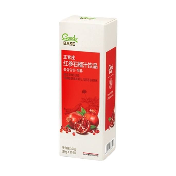 Red ginseng Pomegranate juice drink 100g (10g*10 packs)