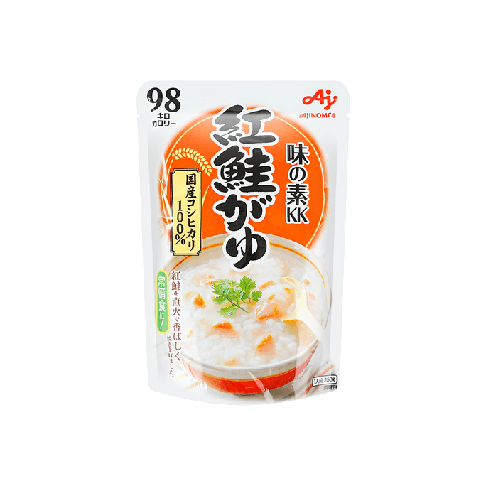 日本AJINOMOTO 味之素 KK低卡红鲑鱼即食粥 250g