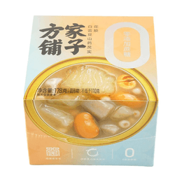 White Kidney Bean Chinese Yam Adlay Flower Gelatin 6.28 oz