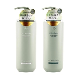 Deep Cleanse Scalp Shampoo & Treatment Set #Relaxing Forest, 15.55 fl oz + 15.55 fl oz【Value Pack】
