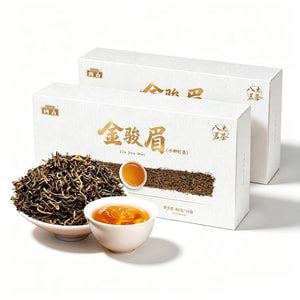開古 金駿眉 80g*2盒 正宗紅茶 花果香明顯 入口甜潤 湯色金黃透亮 久泡不苦澀 日常自飲口糧茶 小包裝便攜裝 居家辦公囤貨實惠裝 茶友推薦
