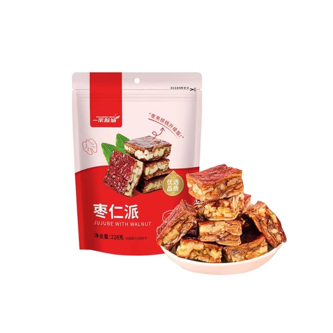 Jujube kernel pie Xinjiang jujube walnut brain supplement breakfast energy vacuum small package 228g