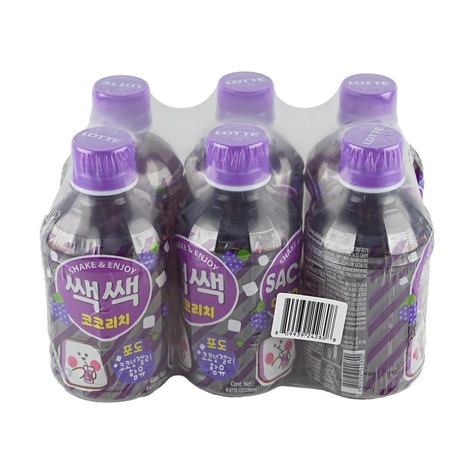 Sacsac Coco Rich Grape , 280ML*6