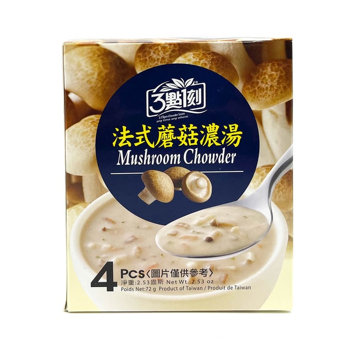 Mushroom Chowder 72g 4pcs