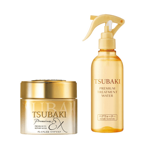 Masque Capillaire Premium Réparation Réparation Intensive 188ml×1 + Spray Capillaire Sans Rinçage Hydratation Ultime Rafraîchissante 210ml×1【2 Packs】