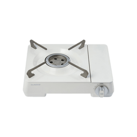 Butane Portable Butane Gas Stove with Carrying case Outdoor Camping White