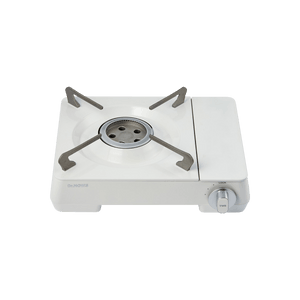 Butane Portable Butane Gas Stove with Carrying case Outdoor, Soft Cream