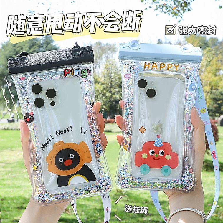 FaSoLa Life 防水スマホバッグ (Loving Tree) - ダブルバックル布コードアップグレード (各) - タッチスクリーン、密閉、カメラ対応 3