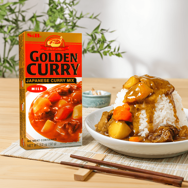 Japanese Golden Curry Sauce Mix - Mild, 3.2oz
