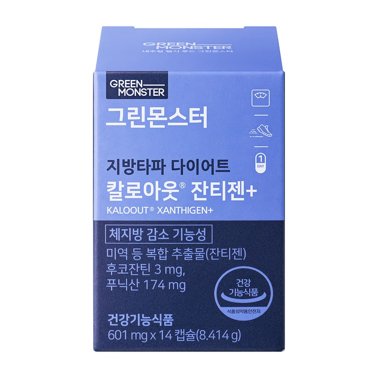  韓國 Green Monster [] 體脂管理 海帶石榴籽油瘦身膠囊+ - 14粒 4