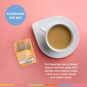 Instant 3-in-1 Hong Kong Style Milk Tea Latte 22 Sachets -Hot & Iced Ready Just Add Water Authentic Asian Tea Drink