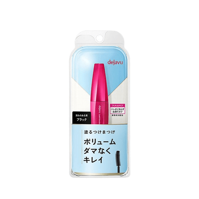 【日本直邮】DEJAVU黛佳碧 根根浓密防水持久睫毛膏 #黑色 温水可卸