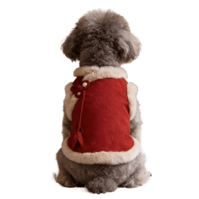 Dog Chinese Style Tang Costume XL Size 11-14 Pounds * 1 Piece