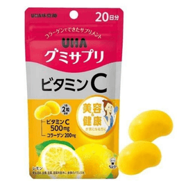 日本 UHA悠哈 悠哈 味觉糖 软糖补充剂 维生素C 40粒