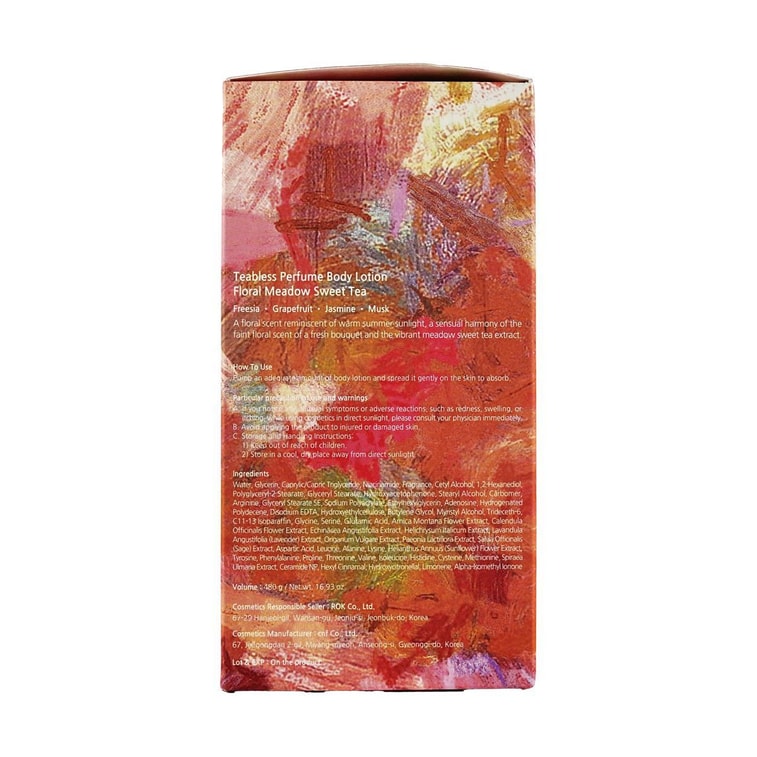Perfume Body Lotion Floral Meadowsweet Tea, 16.93 oz 9
