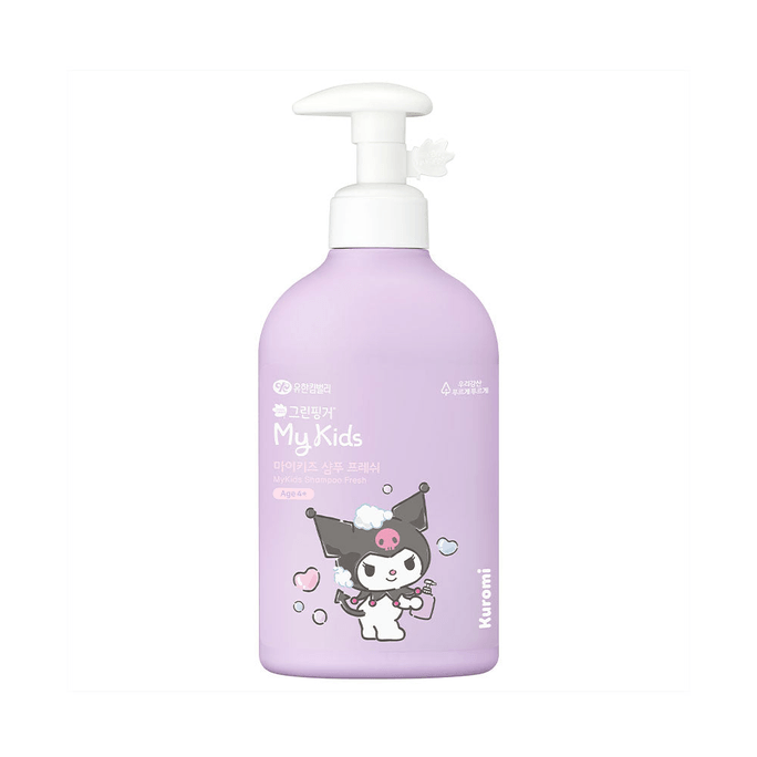 GREEN FINGER My Kids Fresh Shampoo (Sanrio Edition) 320ml #Kuromi