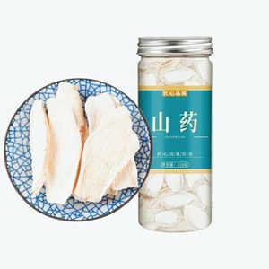 Dried Chinese Yam (Huai Shan) Slices 110g No Sulfur, No Additives | Supports Digestion & Lung Health | Perfect with Goji Berries & Red Dates for Tea Soup & Congee New & Old Packaging Shipped Randomly