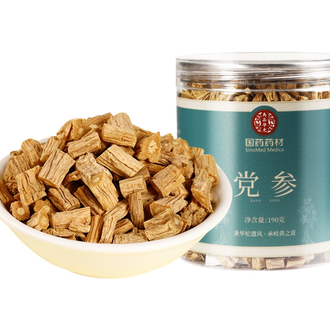 【中国直邮】 国药药材 党参 190g/罐  党参段党参干