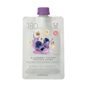 DELIGHT PROJECT High Protein Meal Shake, #Blueberry Yogurt, 1.58 oz【Dual Protein Low Sugar】