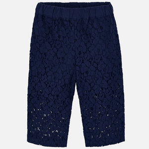 Mayoral 3506-085 Kids Girl Lace Culotte Roman Knit Pants 4Y