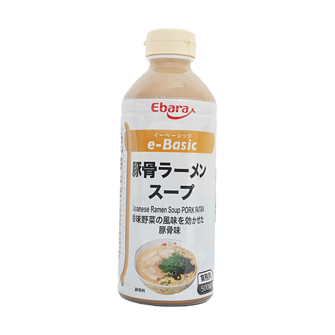 日本EBARA荏原 豚骨拉面汤底 500ml 【浓郁猪骨】【地道日式】